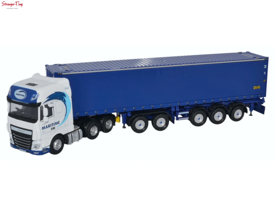 Oxford Diecast DAF XF Euro 6 CombiTrailer/Container Maritime 1/76 Scale - Image 1 of 1