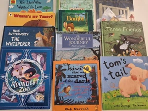 Young Childrens Fiction Picture Story Bundle Animals, Pets, LARGE Used Books - Picture 1 of 13