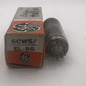 GE Electronic Tube 6CW5/EL-86 Nuevo Antiguo Stock En Caja Original SIN PROBAR - Imagen 1 de 4