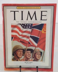 Time Magazine Special Commemorative Issue May 14 1945 vol XLV WWII 1995 REPRINT - Picture 1 of 4