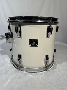 Vintage 1980’s Tama Imperialstar 12” X 11”Deep Tom Drum WHITE MIJ - Bild 1 von 11