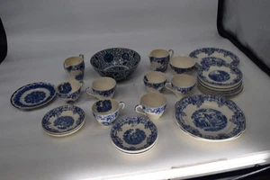 Copeland Spode Byron Tableware With Other Blue/White Pieces H/C - Picture 1 of 11