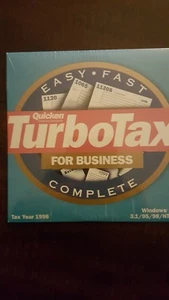 Quicken TurboTax 1998 for Business - Great Collector's Item - Picture 1 of 1