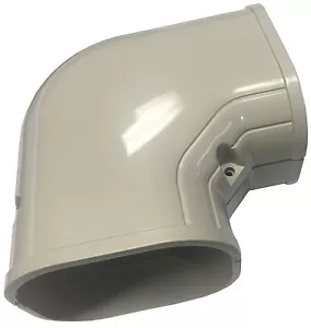 2 PIEZAS AIRCON PLÁSTICO BLANCO PVC 90 GRADOS CODO PLANO 80MM TRAJES TRONCO CONDUCTO RF839 - Imagen 1 de 1