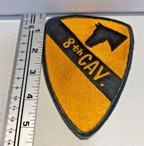 Coleccionable Ejército de Estados Unidos 8º Cav. Parche de regimiento - Imagen 1 de 2