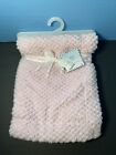 Elements of Style Baby Blanket Solid Pink Texture Plush Reversible Lovey Soft