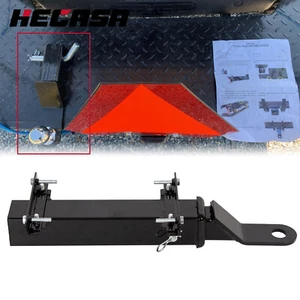 Golf Cart Trailer Hitch 2" Receiver Backseat Footrest For Club Car EZGO Yamaha - Picture 1 of 12