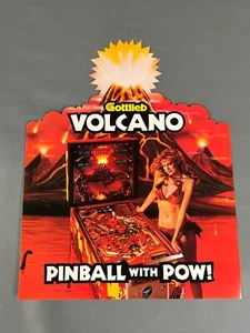 Volcano Flyer New NOS PROMO Gottlieb Pinball Machine Art Artwork Retro - Picture 1 of 3