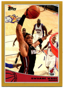 2009-10 Topps #143 Dwayne Wade Gold Parallel /2009 Miami Heat