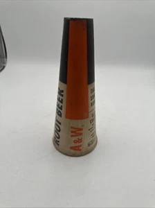 Vintage RARE A&W Root Beer one Quart liquid cone (no cap) fantastic decor item - Bild 1 von 7