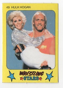 1986 WRESTLING STARS,, HULK HOGAN JOAN RIVERS