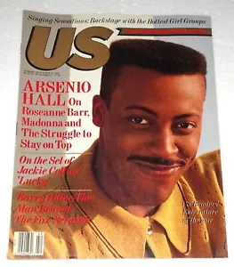 1990 US MAGAZINE ARSENIO HALL COVER, JAMES DEAN, DYLAN MCDERMOTT-No LABEL - Picture 1 of 12