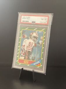 1986 Topps #161 Jerry Rice Rookie Card PSA 6 EX-MT Newly Slabbed RC