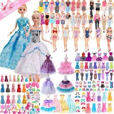 125 Barbie Doll/Retro doll Dresses Clothes Bundle Barbie Mystery Dolls Fashion