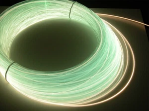 Single Core Fibre Optic Cable with Clear Sheath - Picture 1 of 3