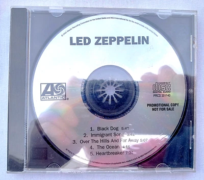 LED ZEPPELIN How The West Was Won Promotional 5-Track CD Sampler Sealed-New - Image 1 of 3
