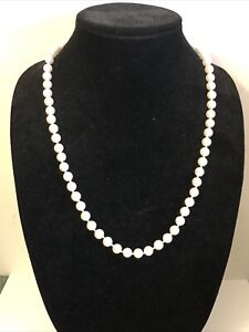 Vintage Seta Jewelry 24” Imitation Pearl Necklace 999-01 Original Packaging
