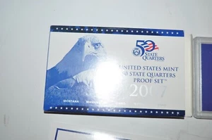 2007 State Quarter Clad Proof Set US Neuwertig Verpackung OGP COA - Bild 1 von 8