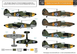 Modelos S.B.S, 1:48, D48011, Hawker Hurricane Mk. I en servicio finlandés Segunda Guerra Mundial - Imagen 1 de 4