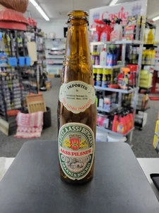 Vintage 12 Oz. AASS PILSNER Drammsn Norway Glass Bottle - Picture 1 of 9