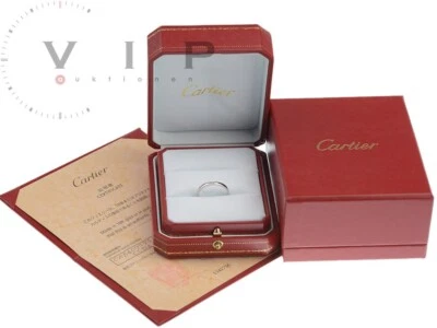 CARTIER BALLERINE RING PLATIN DIAMANT TRAURING EHERING WEDDING BAND PLATINUM °57 - Bild 1 von 4