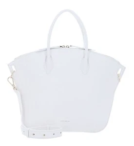 COCCINELLE Flare Hand Bag Grained Leather Handtasche Brillant White - Bild 1 von 5