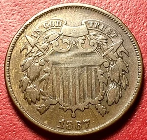 1867 TWO CENT - Picture 1 of 2