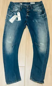 G-STAR RAW New Arc 3D Button Low Waist Boyfriend Women's Jeans W28 L32 BNWT - Picture 1 of 10