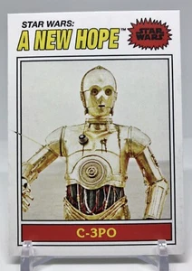 C-3PO STAR WARS #22 1977 TBT #66 A NEW HOPE 2023 Topps SP MINT - In Hand! - Picture 1 of 3