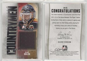 2011-12 ITG Between the Pipes Countrymen Silver /50 Olaf Kolzig #CM-05