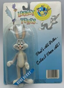 Vintage 1988 Lucky Bell Looney Tunes Bugs Bunny Action Figure New/MOC
