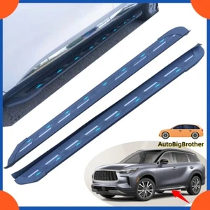Fits Infiniti QX60 2022 2023 Running Boards Side Steps Nerf Bar Protector Pedal - Picture 1 of 16