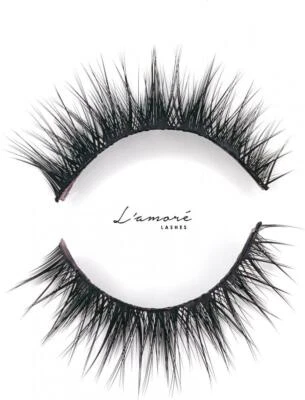 L'amore Lashes Medium Volume Luxury Silk 11mm Lashes with Cotton Band - SERENA - Image 1 of 4