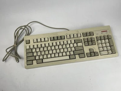 Vintage Compaq RT101 (120082-001) 101-Key Enhanced PS/2 Wired Keyboard | TESTED - Image 1 of 4