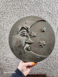 RARE VINTAGE Gemmy Man in the Moon Stars Singing Plaque "THAT'S AMORE" Music 12" - Picture 1 of 6