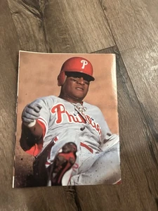 Bobby Abreu 8 x 11 Foto Pinup Philadelphia Phillies MLB BASEBALL - Bild 1 von 1