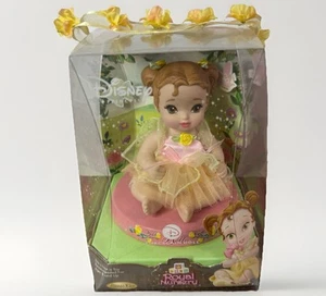 Disney Princess 2006 Royal Nursery BELLE Porcelain Doll Brass Key Collection NEW - Picture 1 of 6