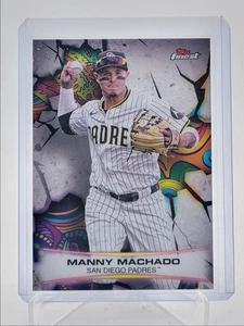 MANNY MACHADO 2025 TOPPS FINEST SMASHING THROUGH CHASE SP PADRES Q4115 - Picture 1 of 2