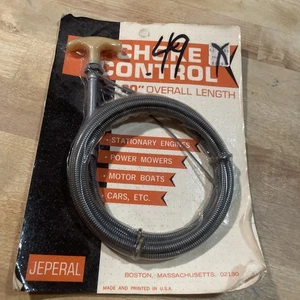 Vintage Car Choke Control Cable Japeral 90” New Old Stock - Foto 1 di 10