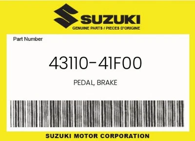 Pedal genuino Suzuki, freno - 43110-41F00 Foto 1 de 4