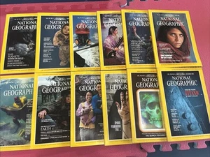 National Geographic Magazin 1985 ganzjährig. The Complete Set Famous Afghan Girl - Bild 1 von 10