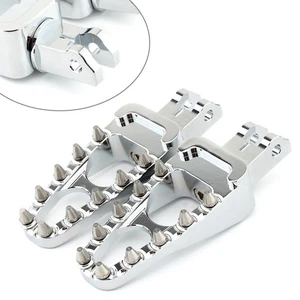 Chrom Vorne Rider Fuß Pegs Rest Pedale für Harley X350 2023+ - Picture 1 of 9
