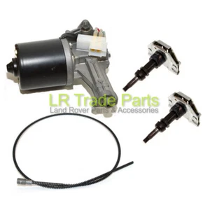 LAND ROVER DEFENDER NEW FRONT WINDSCREEN WIPER KIT, MOTOR SPINDLES CABLE (2002+) - Picture 1 of 1