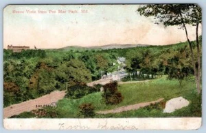1910's BUENA VISTA FROM PEN MAR PARK TO HAZEL WOLFE FOXVILLE MARYLAND POSTCARD - Picture 1 of 2