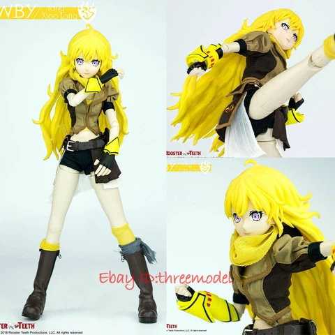 ThreeZero 3A 1/6 RWBY Yang Xiao Long Action Figure In Stock Used The Last One Cover