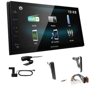 Kenwood Digital Autoradio DAB+ Bluetooth für Toyota RAV 4 II 2000-2006 schwarz - Bild 1 von 5