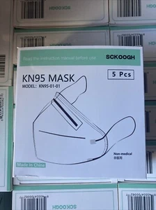 KN95-01-01 SCKOOGH White Disposable Kn95 845534000627 - Picture 1 of 4
