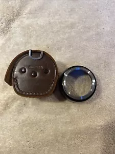 Nikon Nippon Kogaku F=5cm 1=2,5 Entfernungsmesser Schirm/Haube mit Etui - Bild 1 von 8