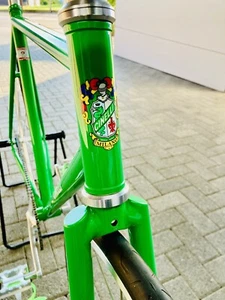Cinelli Gazzetta 54 Pista Fixed Gear Bike Green Columbus Steel Frame Italy Made - Bild 1 von 23
