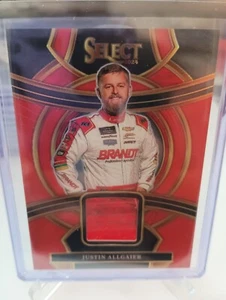 2024 SELECT RACING JUSTIN ALLGAIER RED PRIZM SHEET METAL RELIC 45/49! - Picture 1 of 2